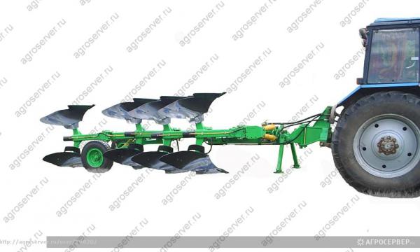 Четырёхкорпусной навесной плуг ПОПГ-4-40 с гидрозащитой 