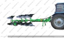 Четырёхкорпусной навесной плуг ПОПГ-4-40 с гидрозащитой 